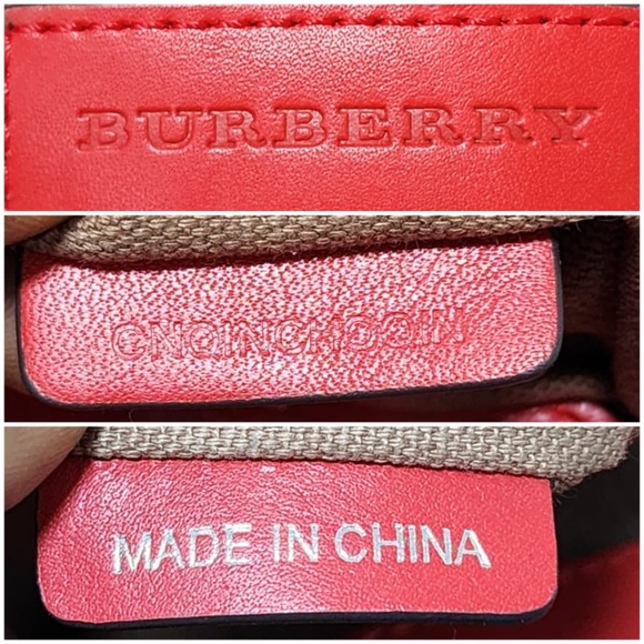 Authentic Burberry Henham Crossbody Bag Beige/Red - Picture 7 of 16
